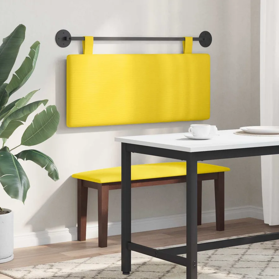 Tête de lit suspendue Tissu en velours côtelé - 4