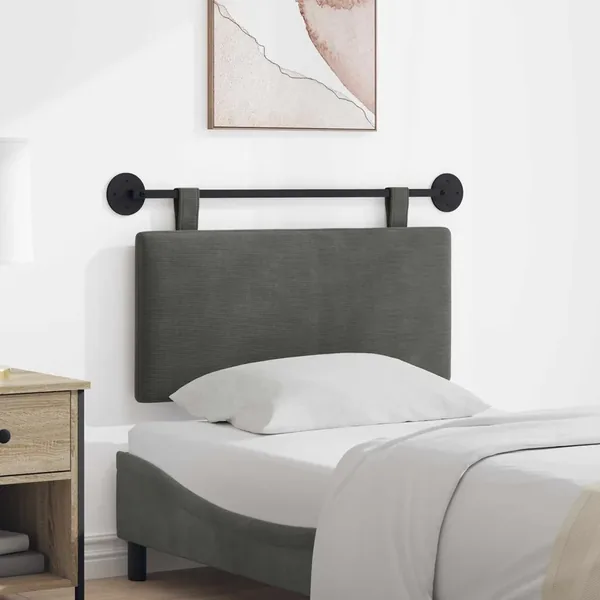 Tête de lit suspendue Tissu en velours côtelé