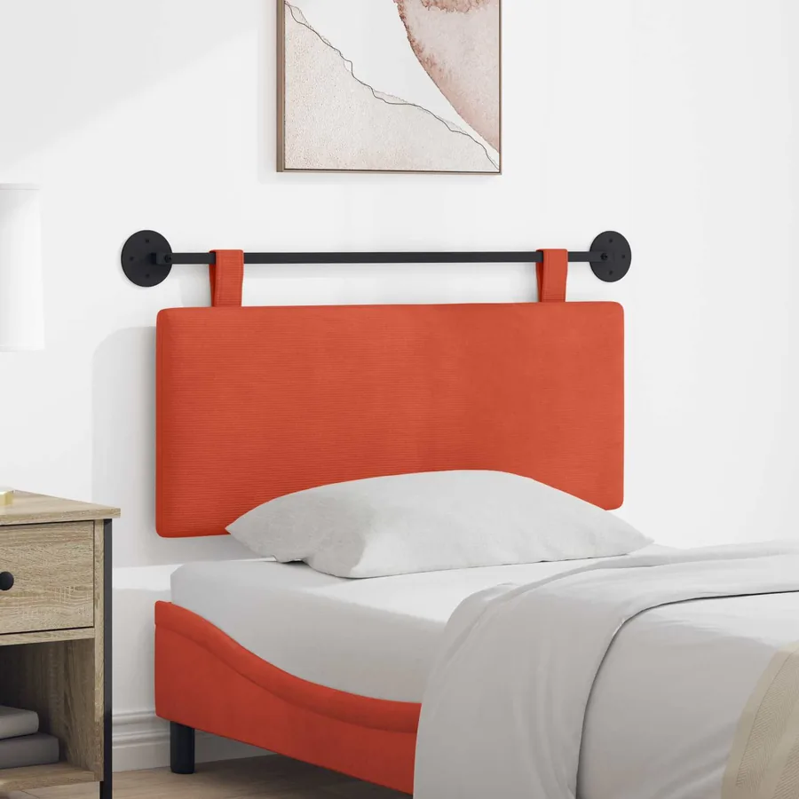Tête de lit suspendue Tissu en velours côtelé