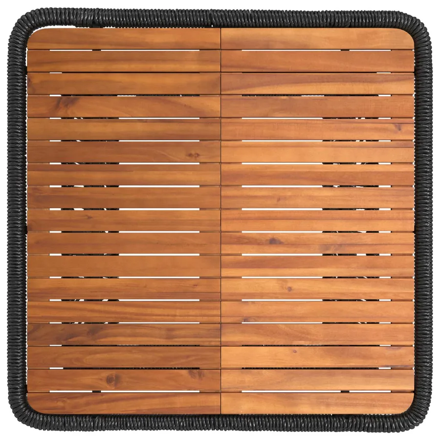 Ensemble de salle à manger pour jardin 3 pcs Beige et crème - 6