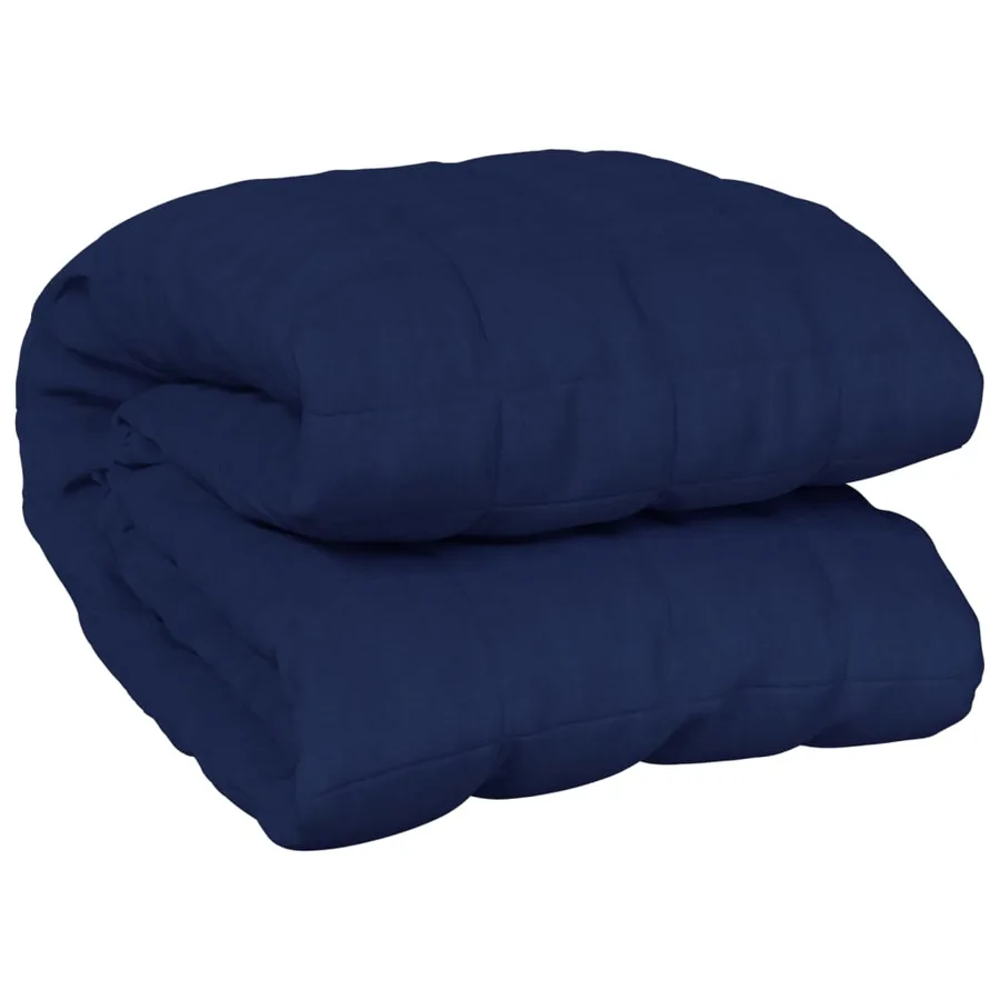 Couverture lestée Bleu 200x220 cm 13 kg Tissu - 2