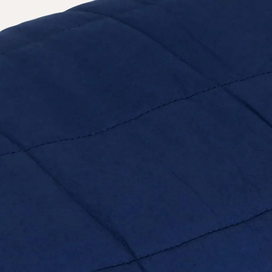Couverture lestée Bleu 200x220 cm 13 kg Tissu - 4