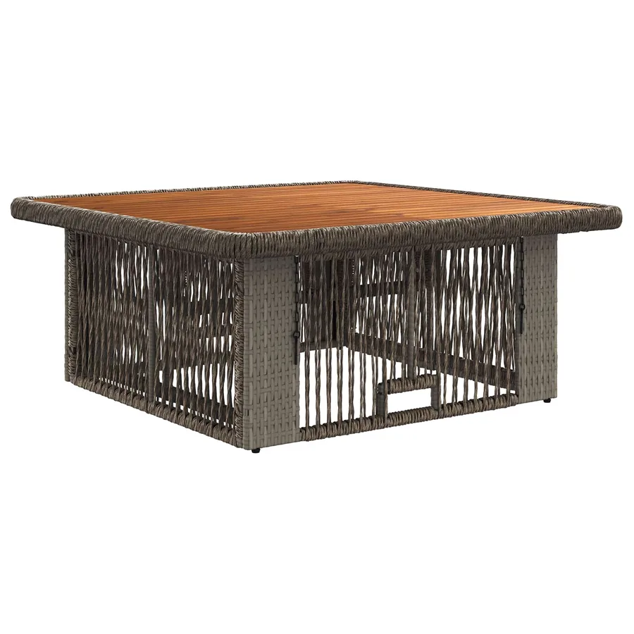 Ensemble de salle à manger pour jardin 3 pcs Gris et Gris foncé - 3