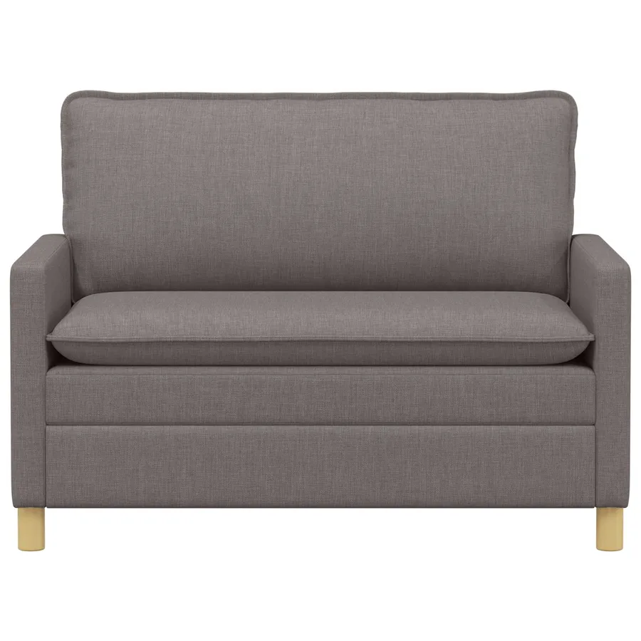Canapé Taupe 126 x 81 x 87,5 cm Tissu - 3
