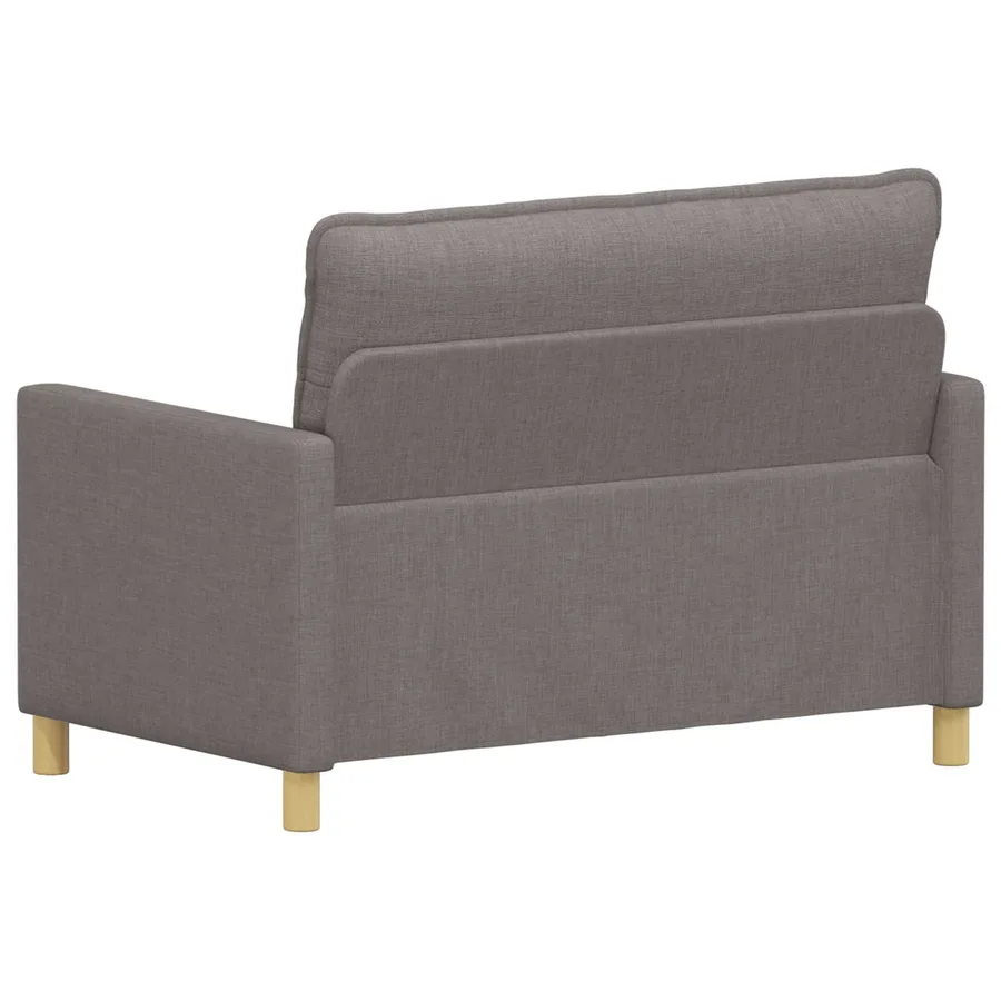 Canapé Taupe 126 x 81 x 87,5 cm Tissu - 5