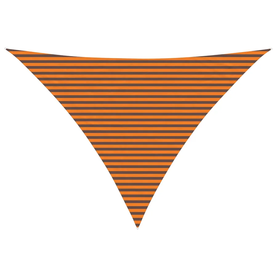 Voile d'ombre Orange et marron 5 x 5 x 6 m - 2