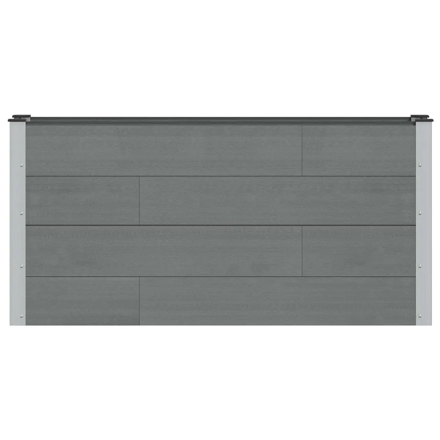 Jardinière surélevée Gris 150 x 30 x 72 cm - 3