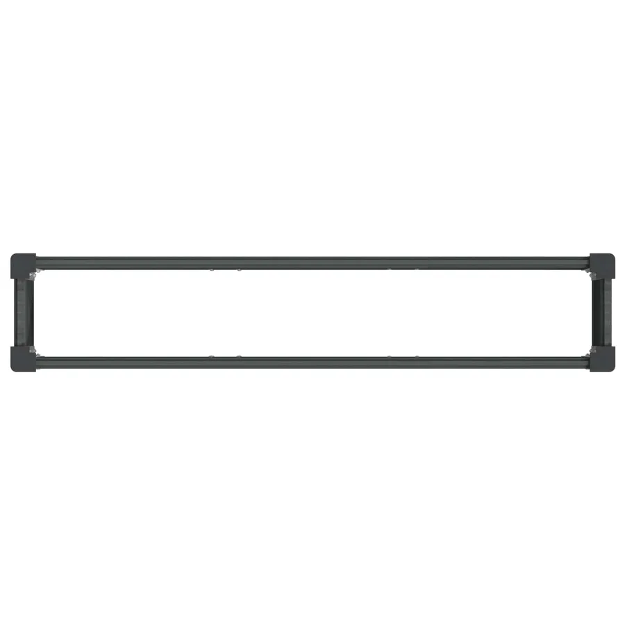 Jardinière surélevée Gris 150 x 30 x 72 cm - 5