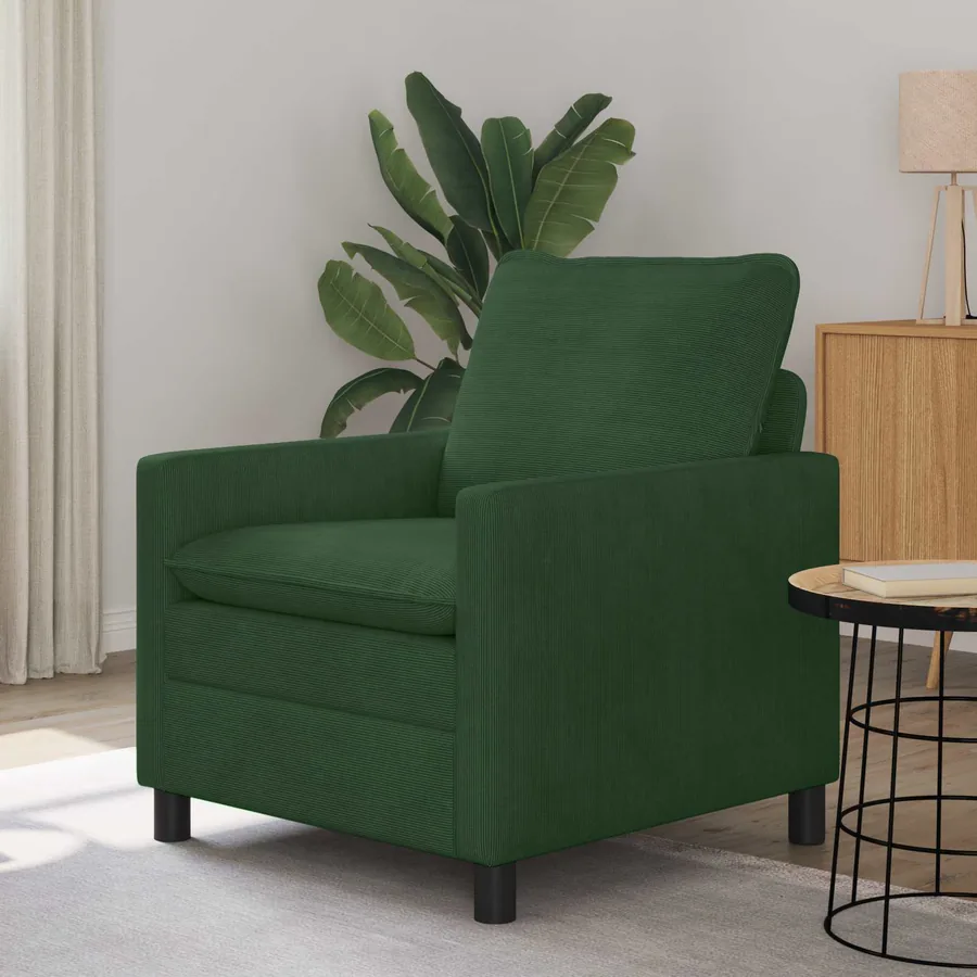 Canapé Vert Jungle 76 x 81 x 87,5 cm Tissu