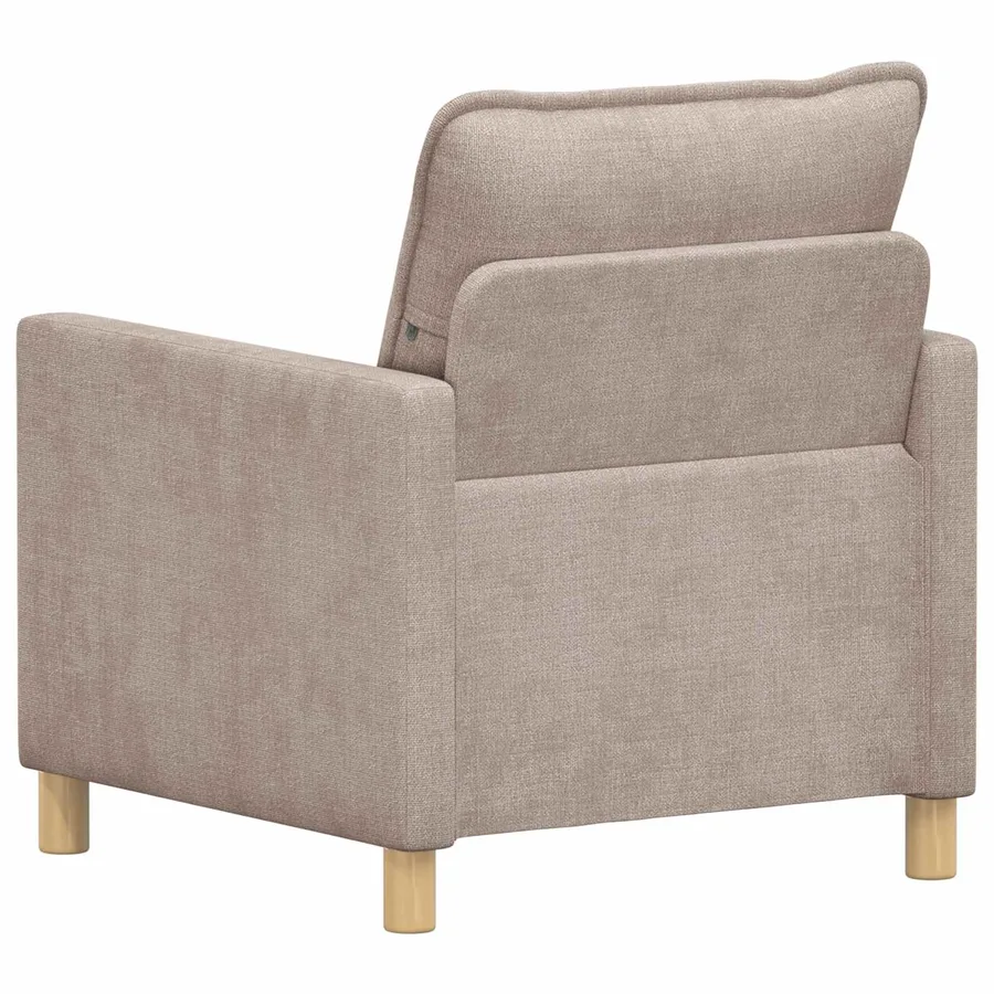 Canapé Beige 76 x 81 x 87,5 cm Polyester - 5