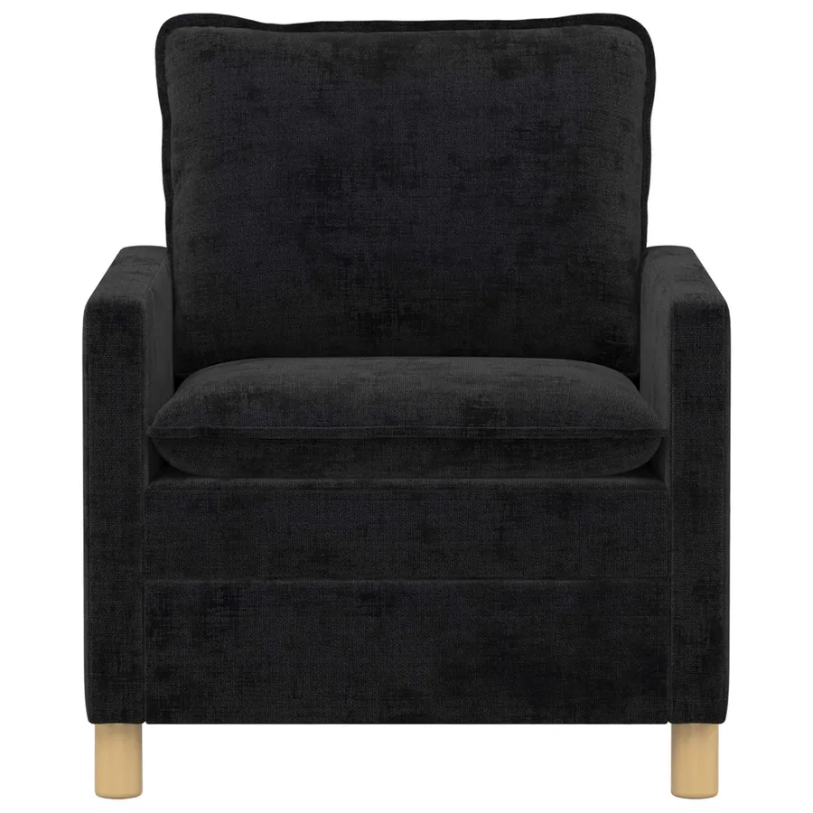 Canapé Noir 76 x 81 x 87,5 cm Polyester - 3