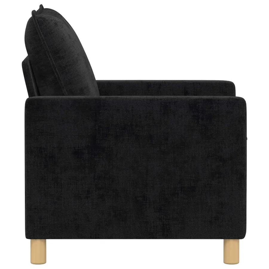 Canapé Noir 76 x 81 x 87,5 cm Polyester - 4