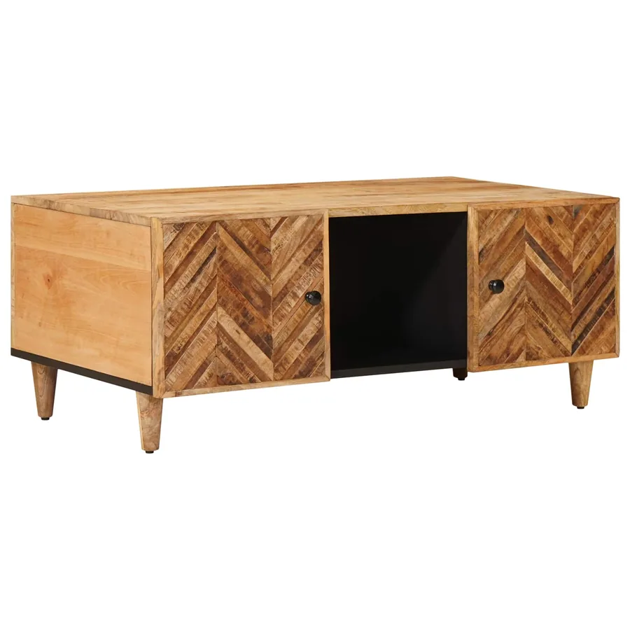Table basse Marron 100 x 54 x 40 cm Bois de mangue massif