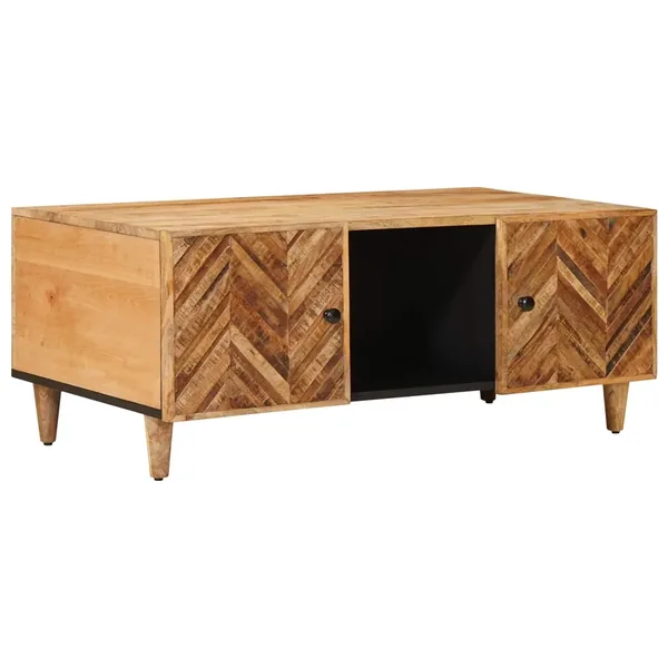 Table basse Marron 100 x 54 x 40 cm Bois de mangue massif