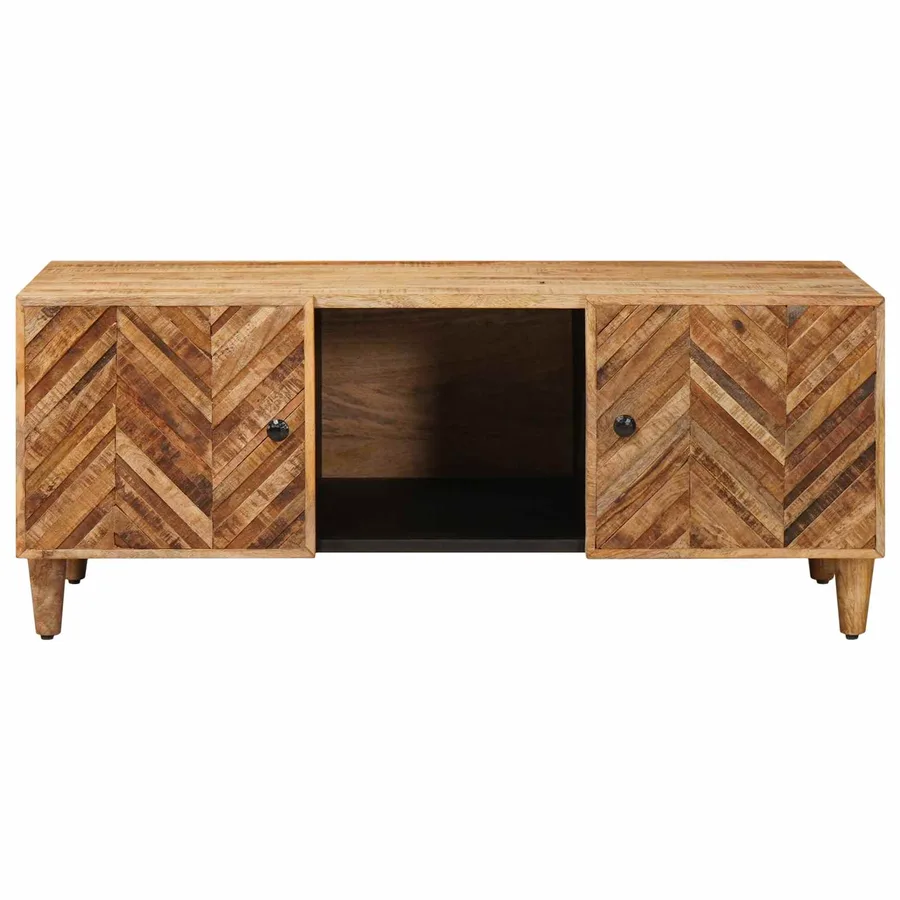 Table basse Marron 100 x 54 x 40 cm Bois de mangue massif - 3