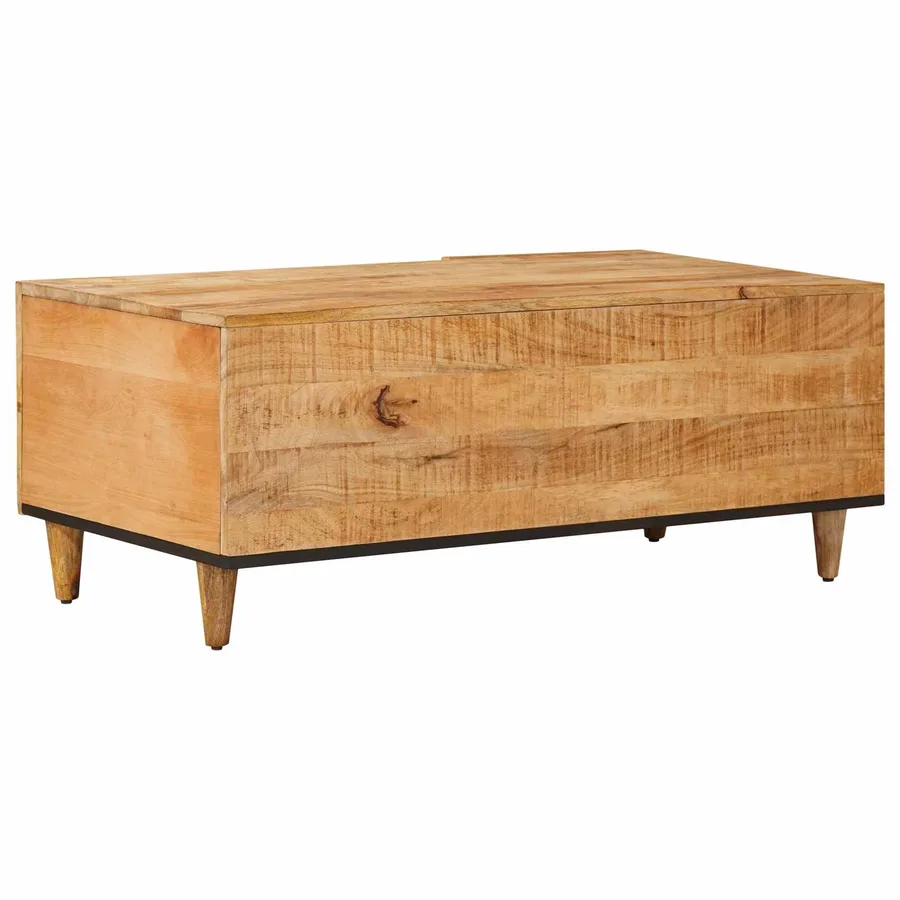 Table basse Marron 100 x 54 x 40 cm Bois de mangue massif - 5