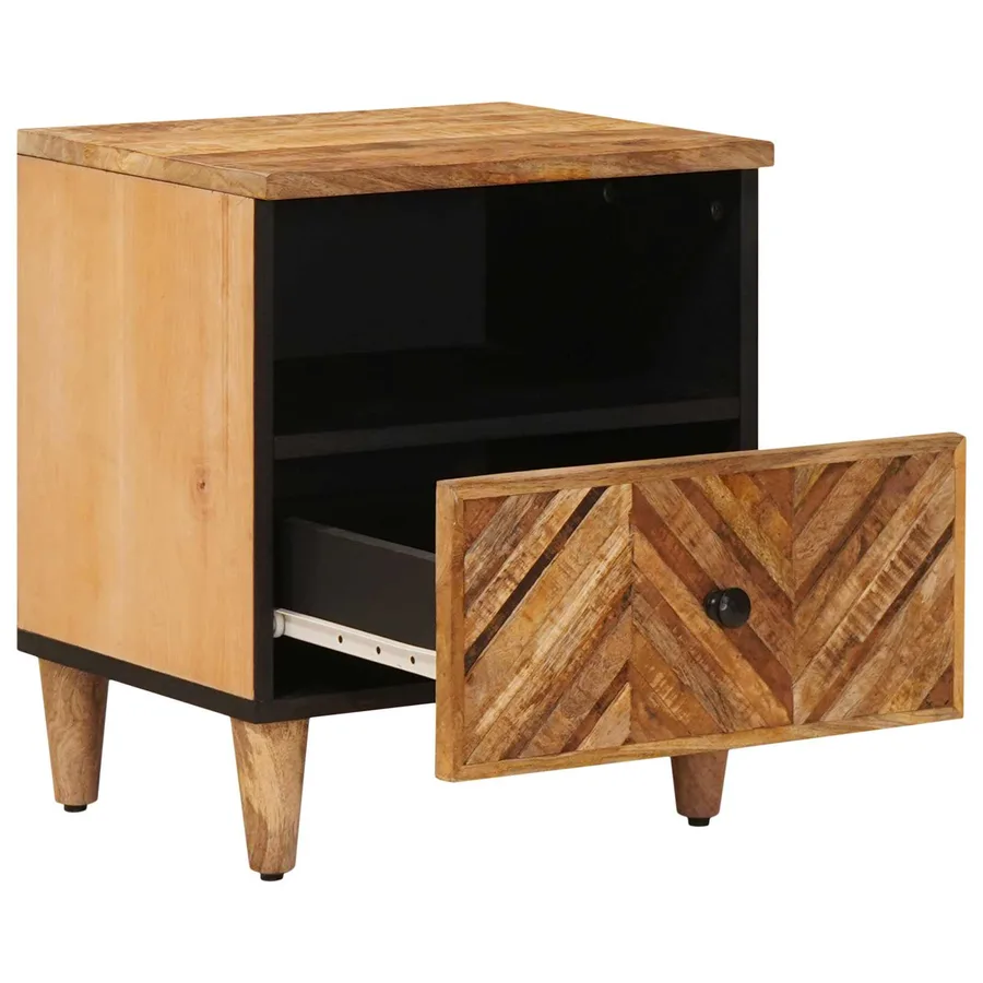Table de chevet 2 pcs Marron 50 x 33 x 60 cm - 2