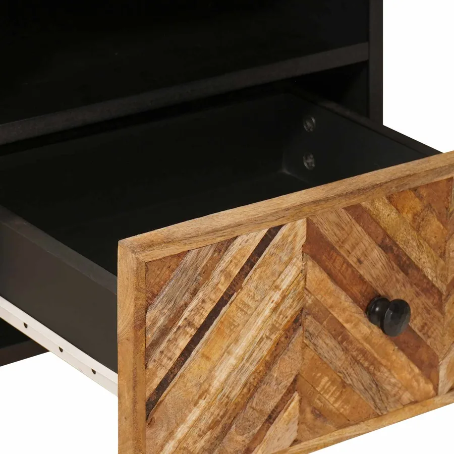 Table de chevet 2 pcs Marron 50 x 33 x 60 cm - 7