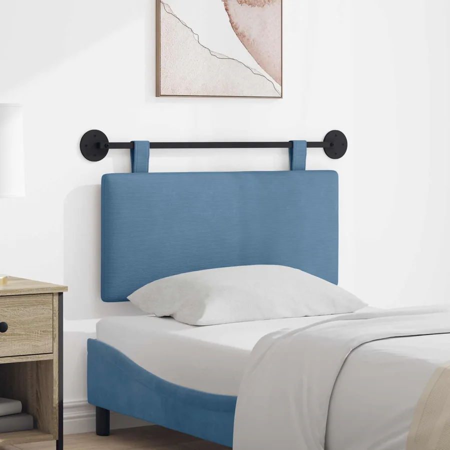 Tête de lit suspendue Tissu en velours côtelé