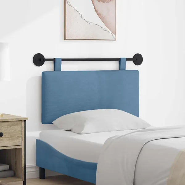 Tête de lit suspendue Tissu en velours côtelé