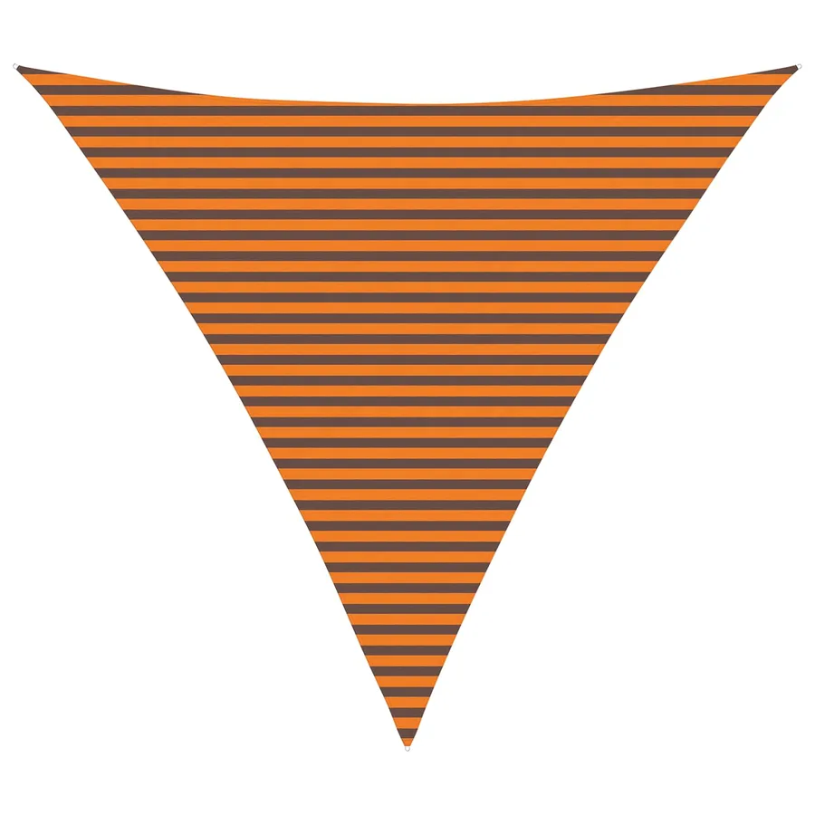 Voile d'ombre Orange et marron 6 x 6 x 6 m - 2