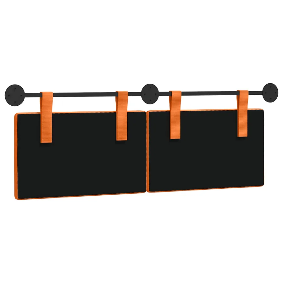 Tête de lit suspendue Tissu en velours côtelé - 7