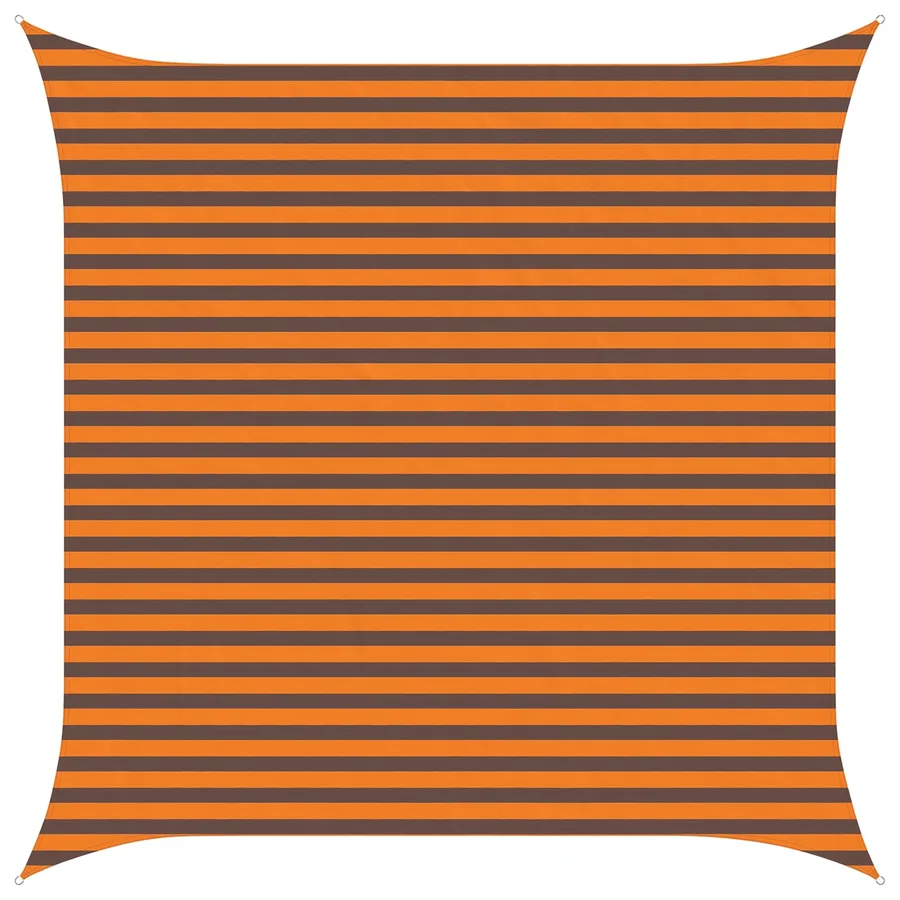 Voile d'ombre Orange et marron 3,6 x 3,6 m - 2