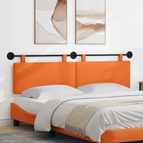 Tête de lit suspendue Tissu en velours côtelé