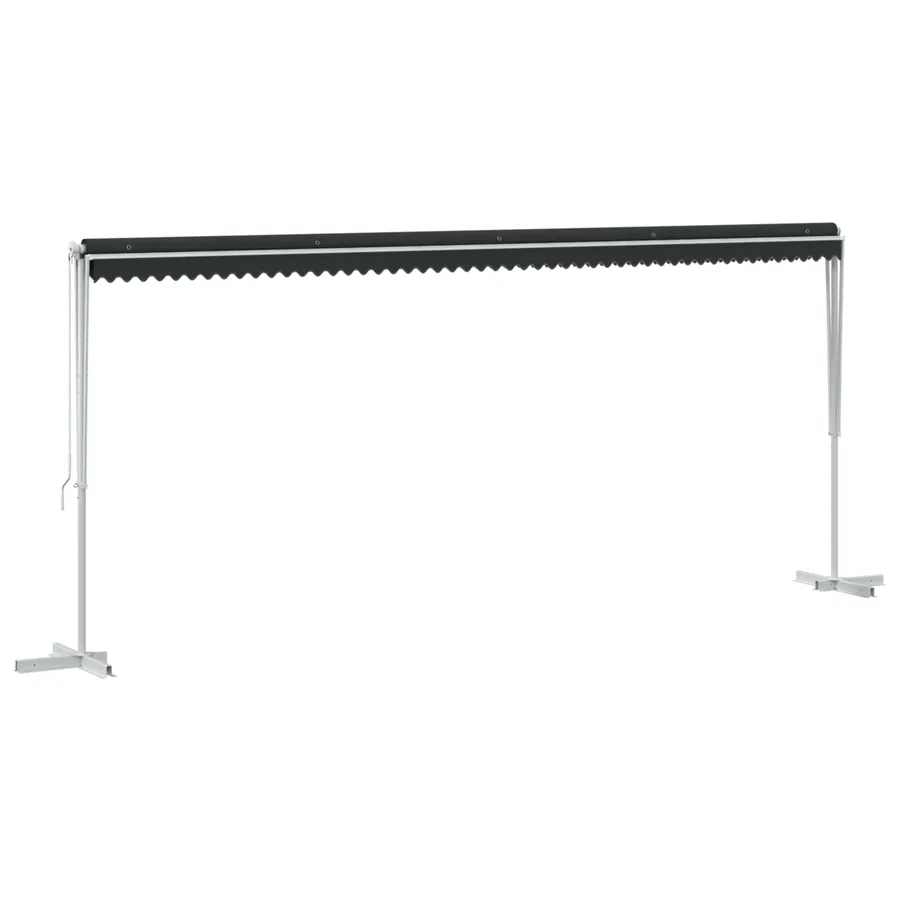 Auvent autoportant Anthracite 6 x 3 m Polyester - 3