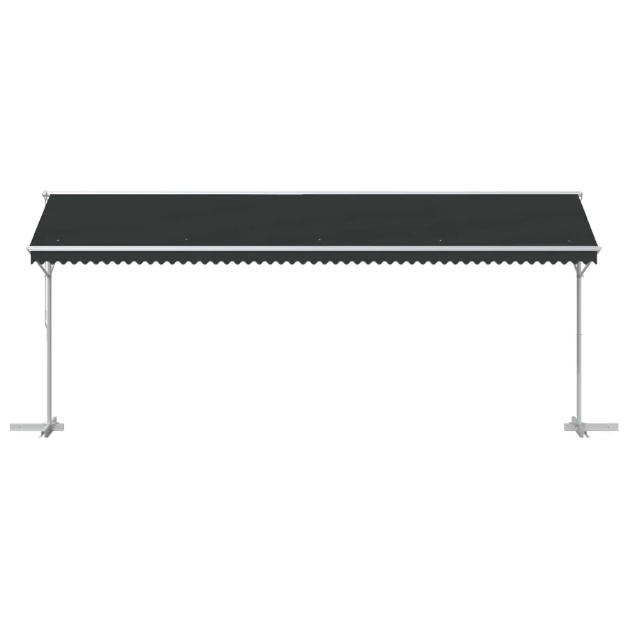 Auvent autoportant Anthracite 6 x 3 m Polyester - 4