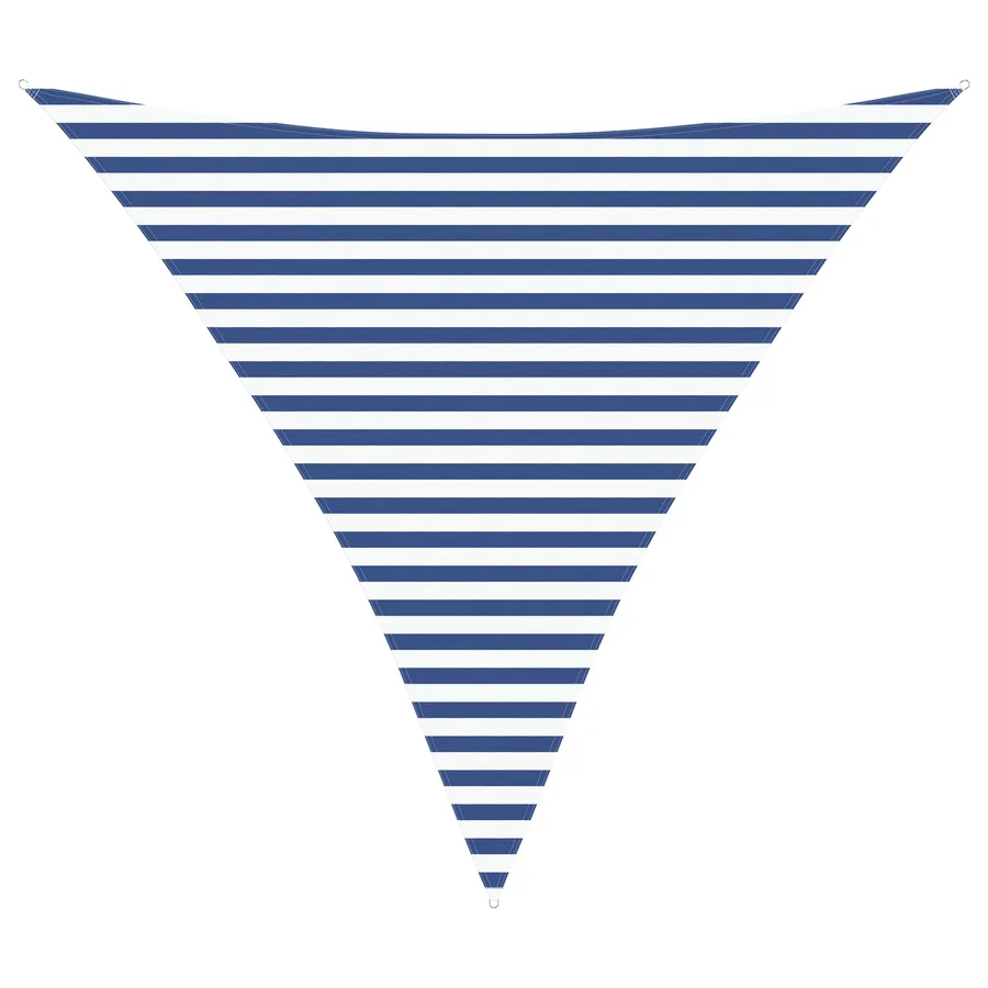 Voile d'ombre Bleu et Blanc 3,6 x 3,6 x 3,6 m - 2