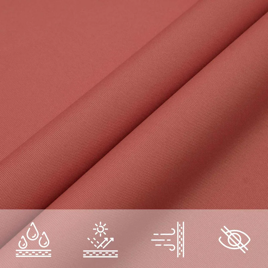 Voile d'ombre Terre cuite 6 x 2,5 m 100 % polyester Oxford - 6