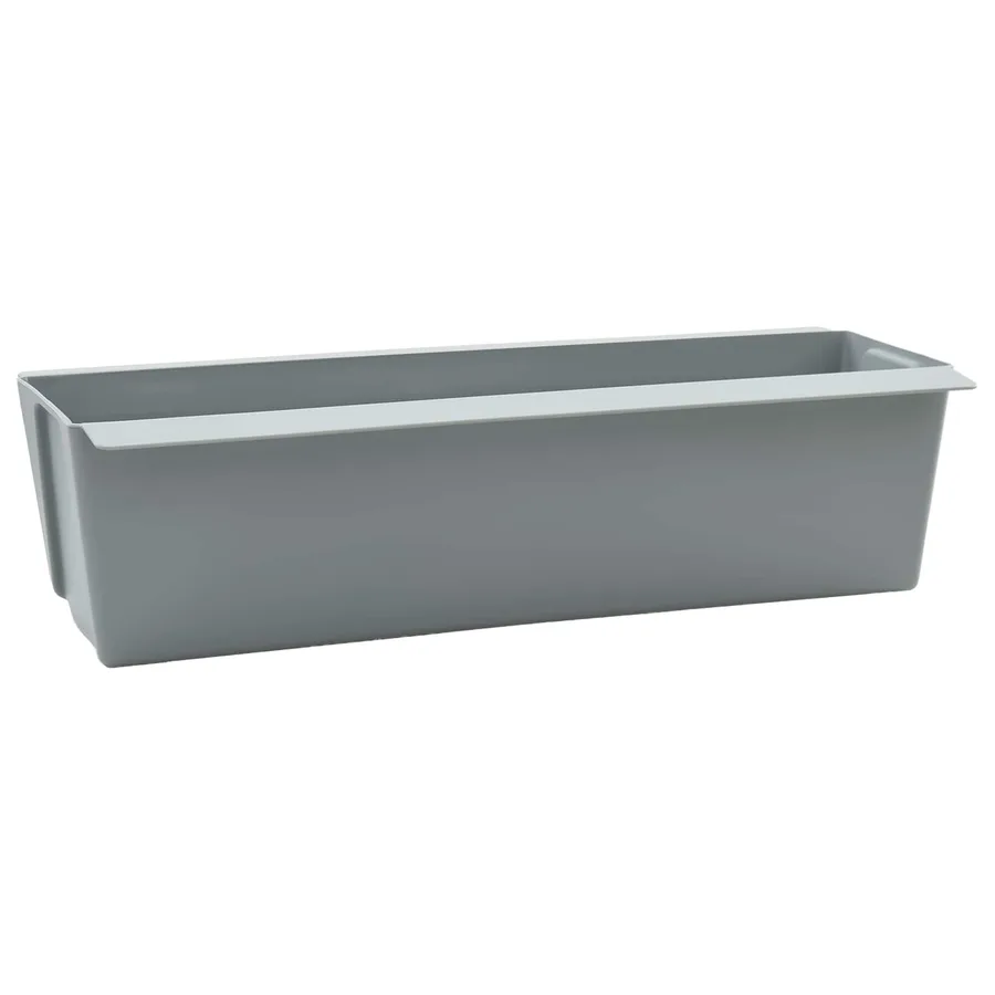 Caisses à fleurs pour palettes Euro 12 pcs Gris clair - 2