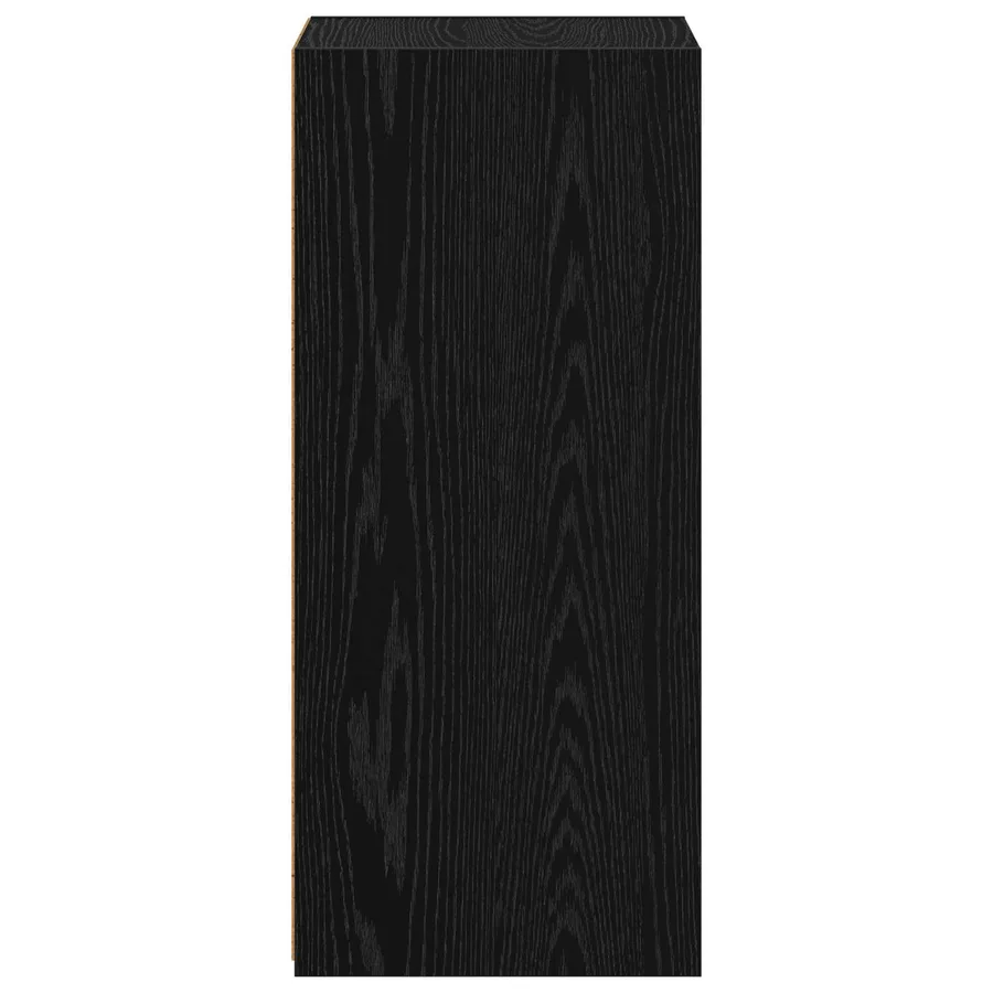 Buffet Chêne noir 30 x 41 x 93 cm Bois d'ingénierie - 3