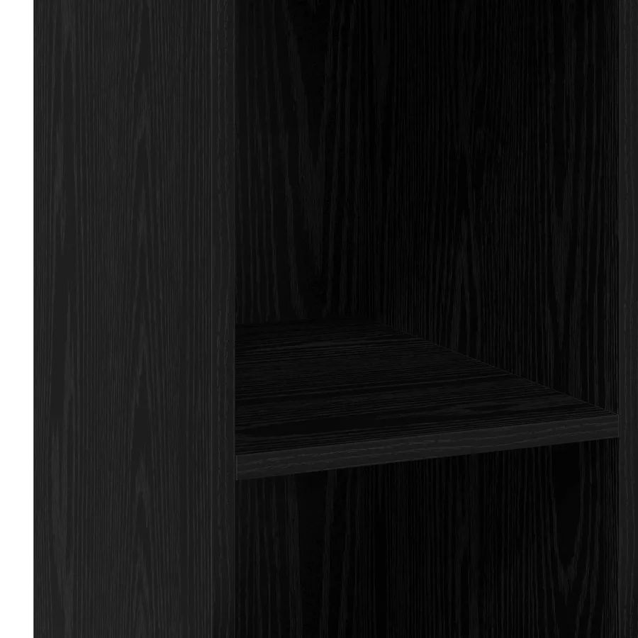 Buffet Chêne noir 30 x 41 x 93 cm Bois d'ingénierie - 5