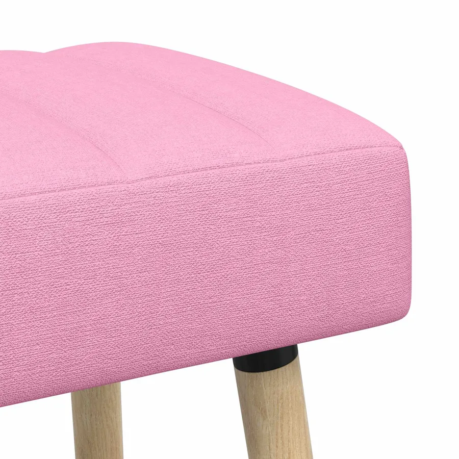 Banc capitonné canal Rose 60 x 40 x 45 cm Tissu - 6