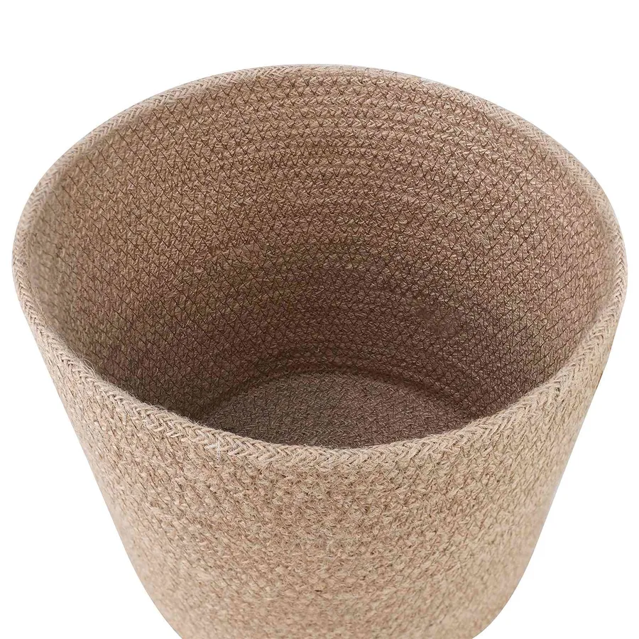 Ensemble de Pots à Plantes 2 pcs Naturel Ø 28 x 28 cm - 4