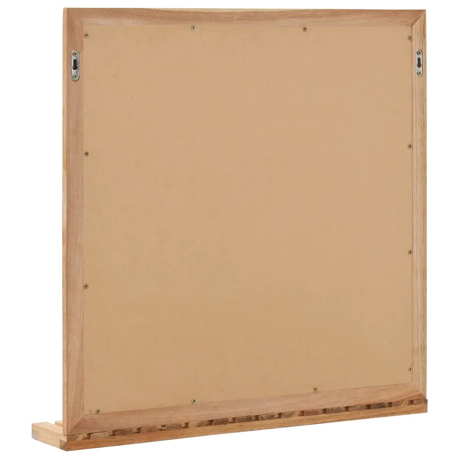 Armoire pour lavabo avec miroir Bois de noyer massif - 10