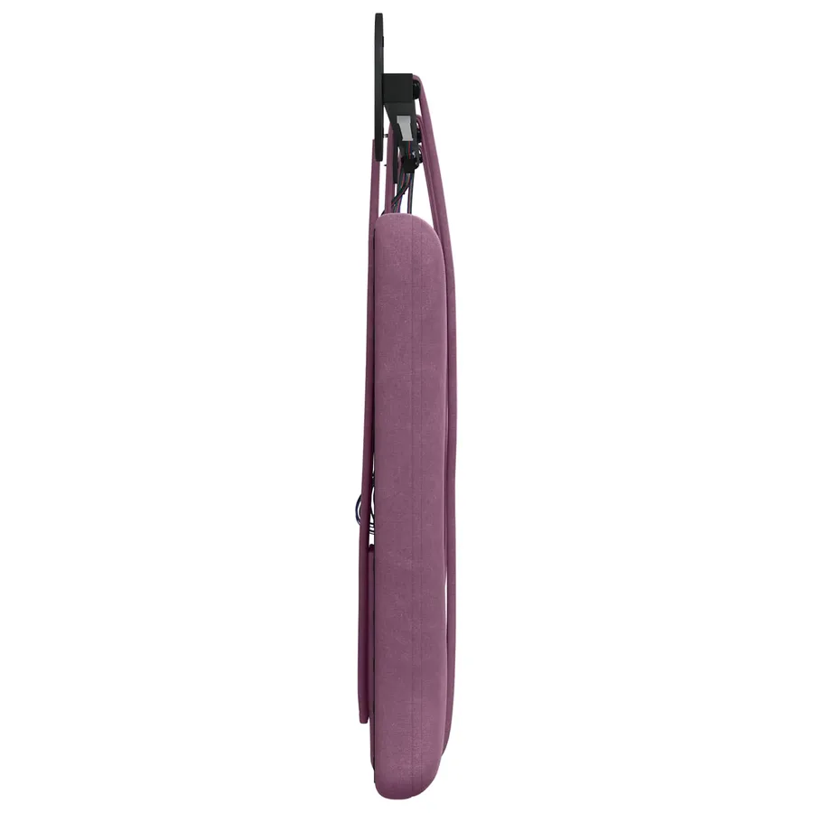 Tête de lit suspendue Avec lumière LED Pourpre Velours - 7