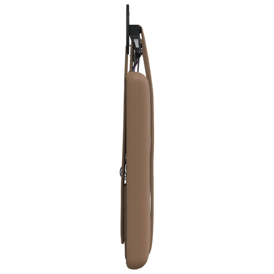 Tête de lit suspendue Avec lumière LED Cappuccino Simili cuir - 7