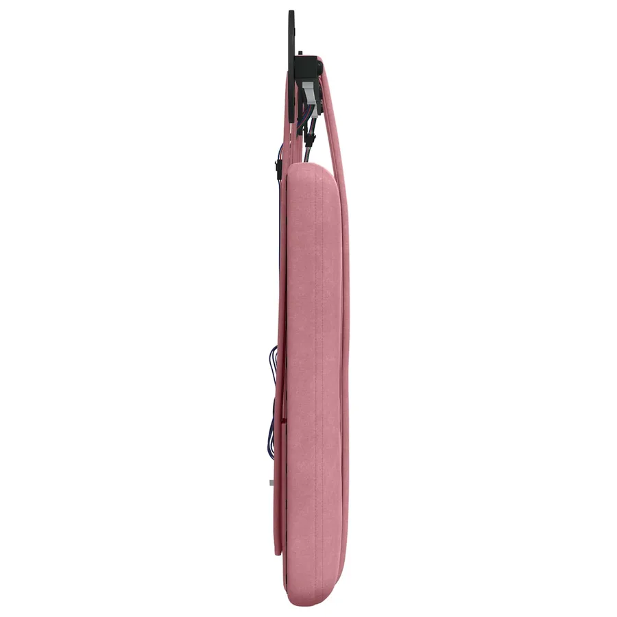 Tête de lit suspendue Avec lumière LED Rose Velours - 7