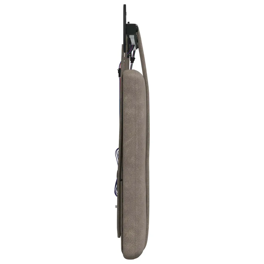 Tête de lit suspendue Avec lumière LED Gris PU antique - 7