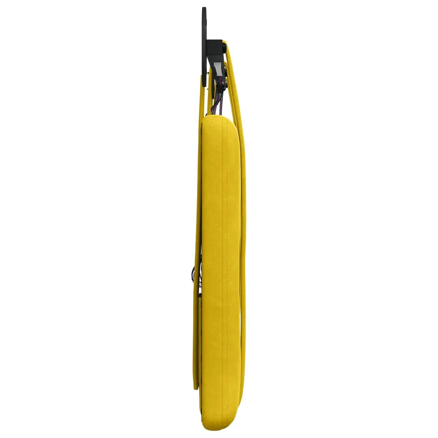 Tête de lit suspendue Avec lumière LED Jaune Velours - 7