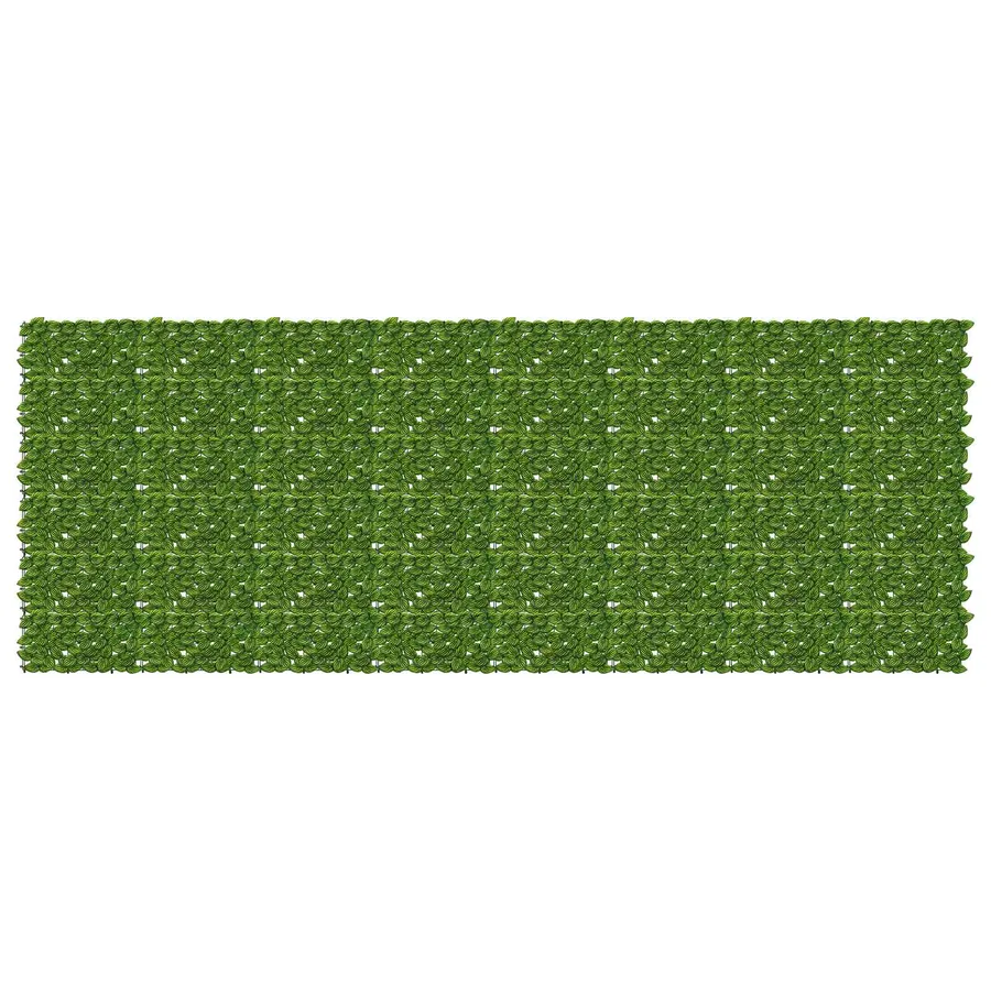 Écran de balcon avec feuilles Vert et jaune 400 x 150 cm