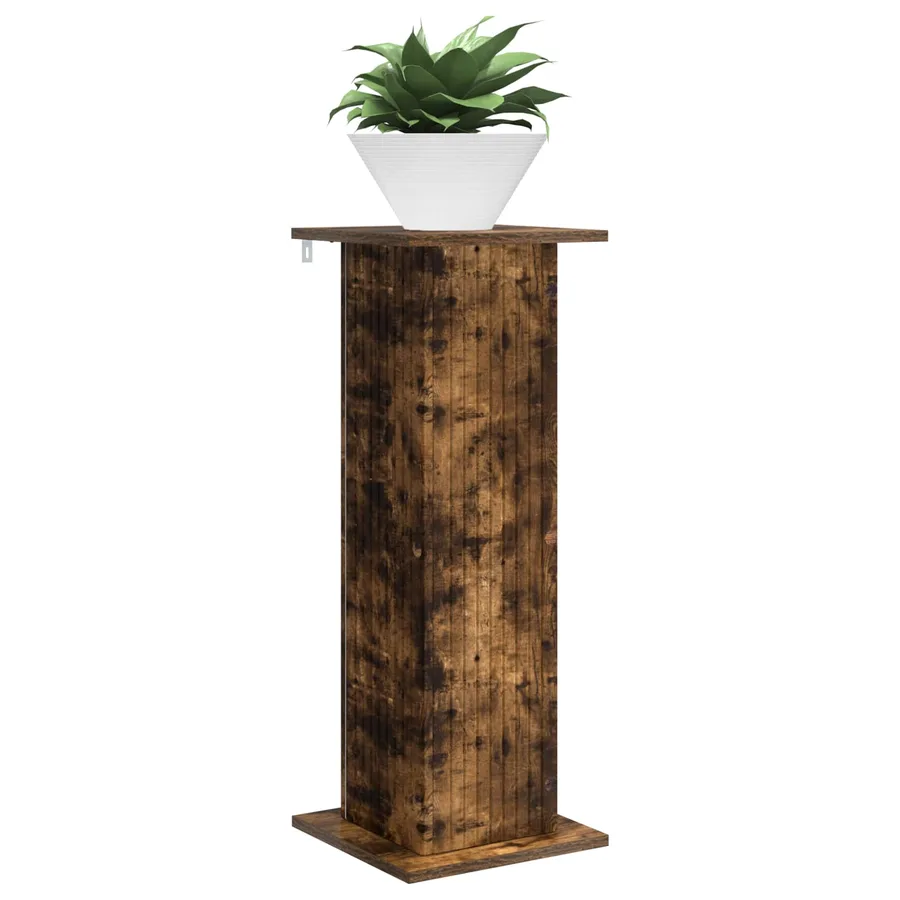 Support de Plante Chêne fumé 30,5 x 30 x 80,5 cm - 3