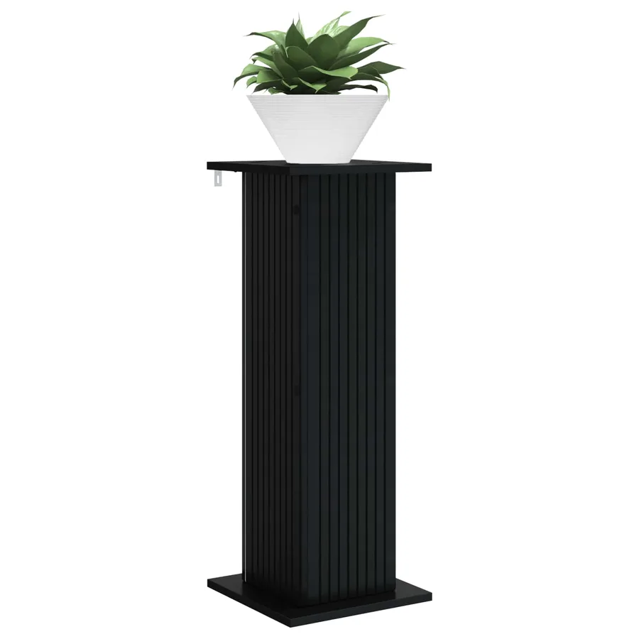 Support de Plante Noir 30,5 x 30 x 80,5 cm Bois d'ingénierie - 3