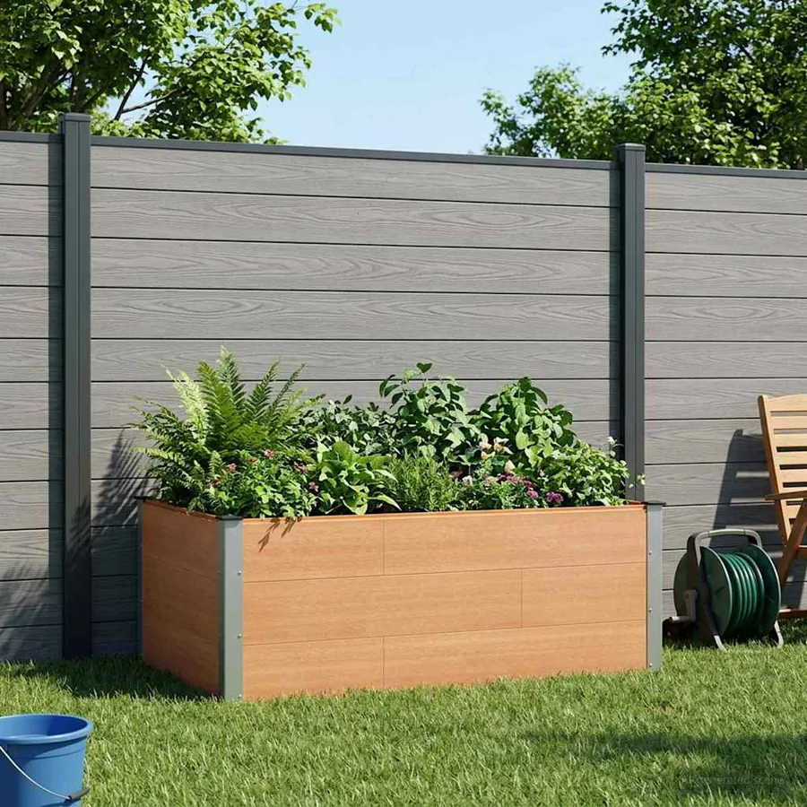 Jardinière surélevée Marron 150 x 100 x 54 cm