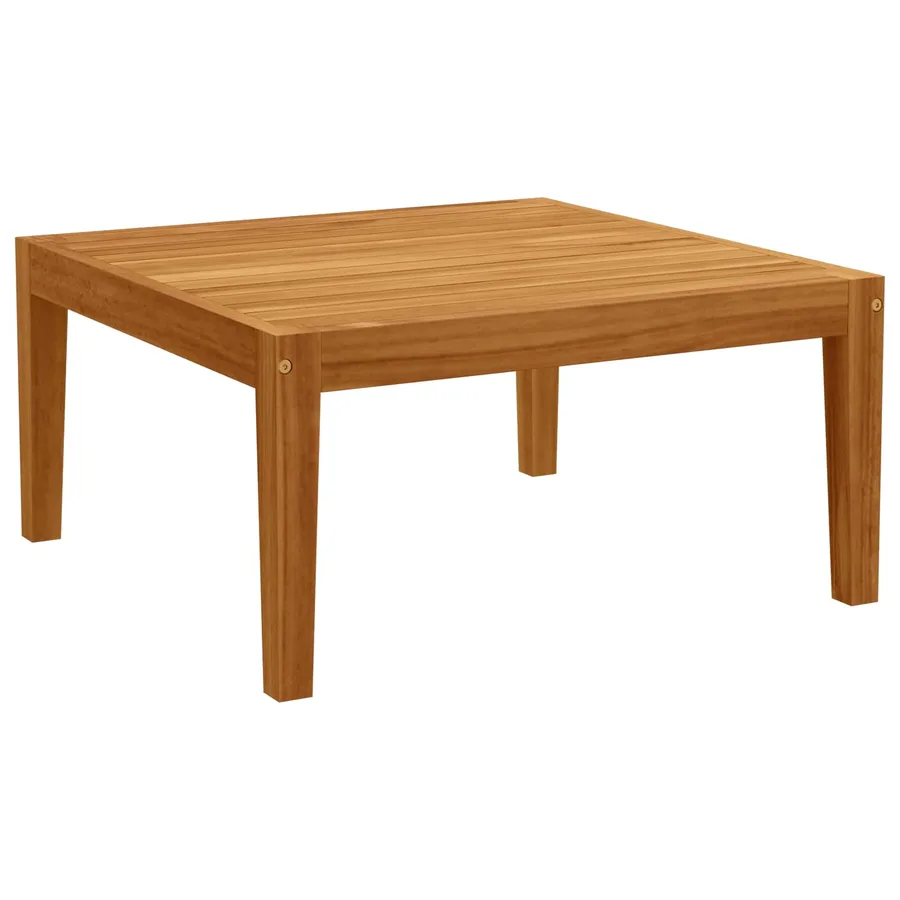 3 pcs Ensemble de salon de jardin avec coussins Naturel - 7