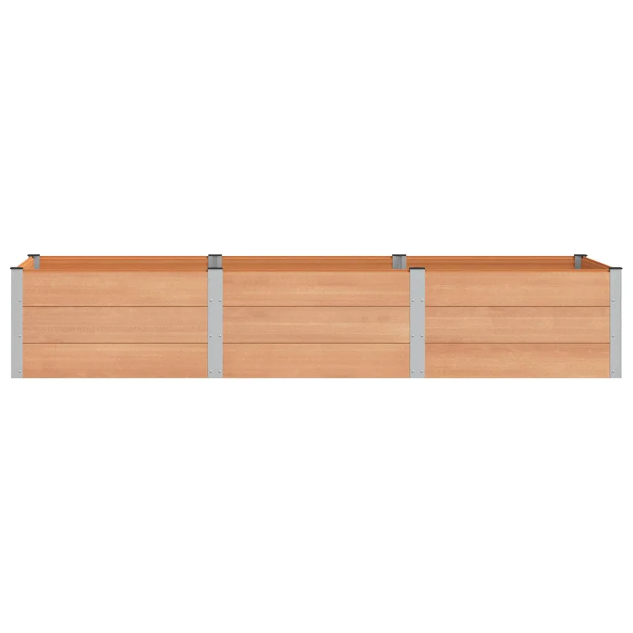 Jardinière surélevée Marron 300 x 100 x 54 cm - 3