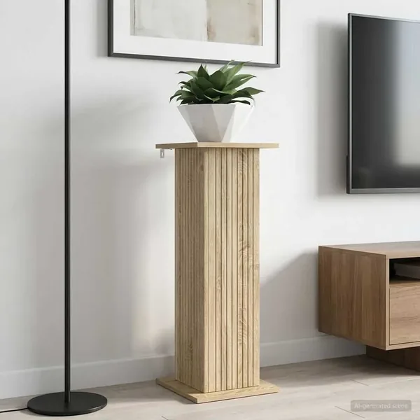 Support de Plante Chêne Sonoma 30,5 x 30 x 80,5 cm